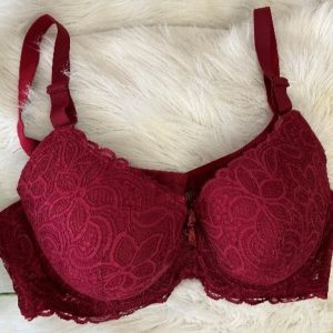 Maroon Lace Bra