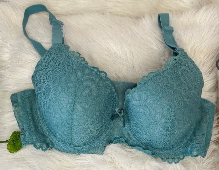 Turquoise Lace Bra