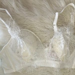 White Wireless Bra