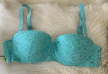 Blue Lace Bra